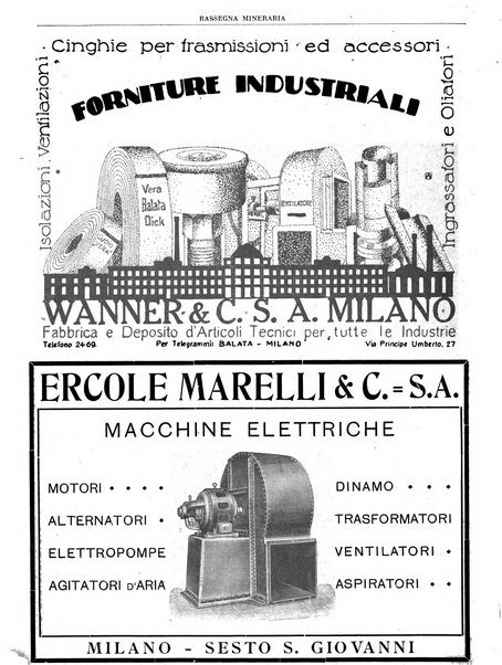 Rassegna mineraria metallurgica e chimica