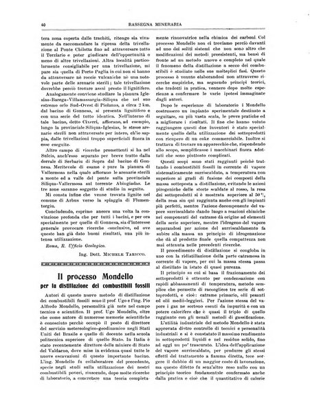 Rassegna mineraria metallurgica e chimica