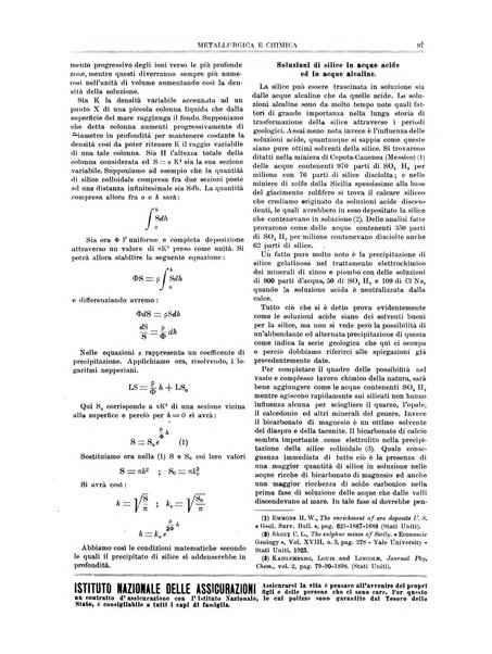 Rassegna mineraria metallurgica e chimica