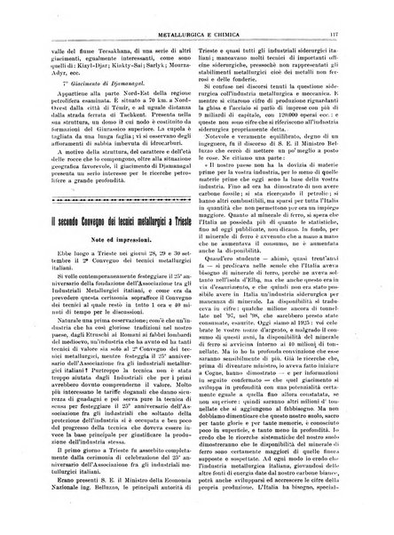 Rassegna mineraria metallurgica e chimica