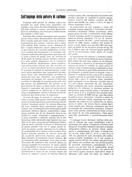 Rassegna mineraria metallurgica e chimica