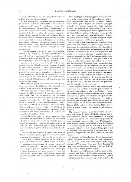 Rassegna mineraria metallurgica e chimica