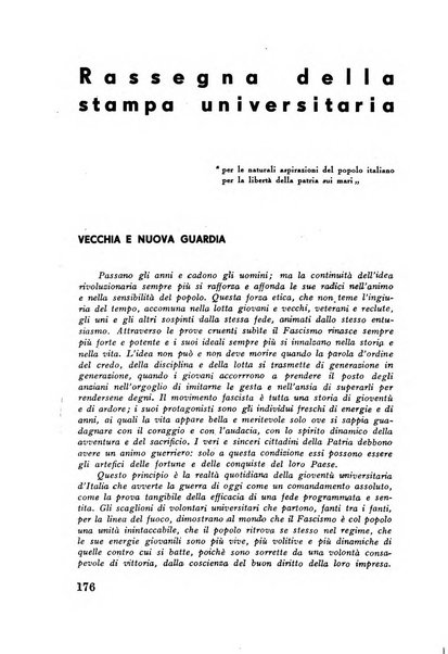 Universalità fascista rassegna mensile dell'espansione rivoluzionaria e della vita universitaria