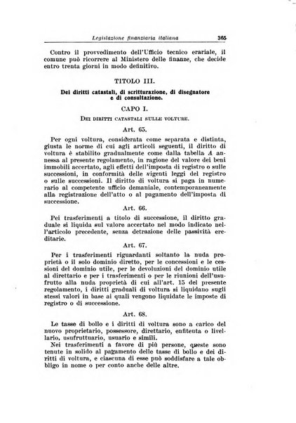 Rassegna di legislazione finanziaria italiana ed estera e notiziario statistico