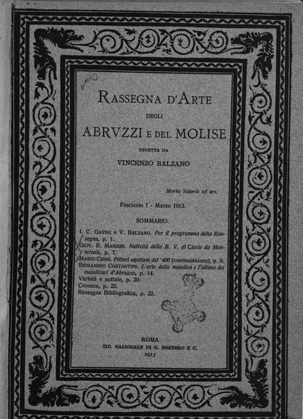 Rassegna d'arte degli Abruzzi e del Molise