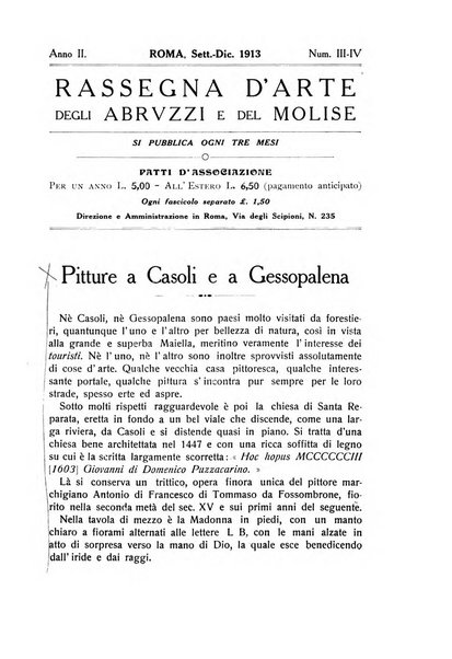 Rassegna d'arte degli Abruzzi e del Molise