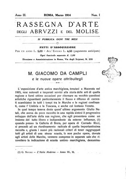 Rassegna d'arte degli Abruzzi e del Molise