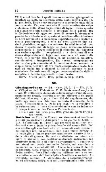 Il dizionario penale rassegna completa di giurisprudenza e dottrina. Parte prima, Codici