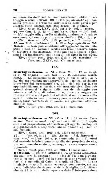 Il dizionario penale rassegna completa di giurisprudenza e dottrina. Parte prima, Codici