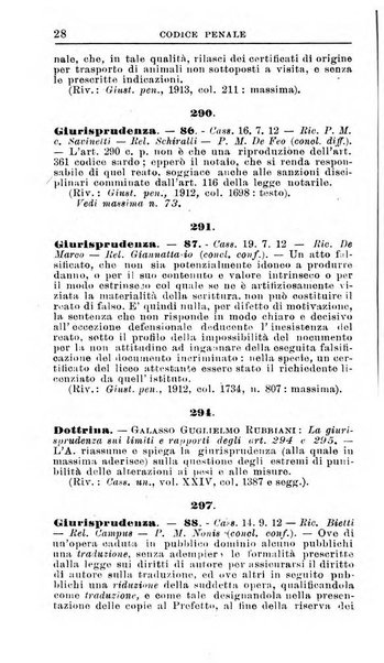 Il dizionario penale rassegna completa di giurisprudenza e dottrina. Parte prima, Codici