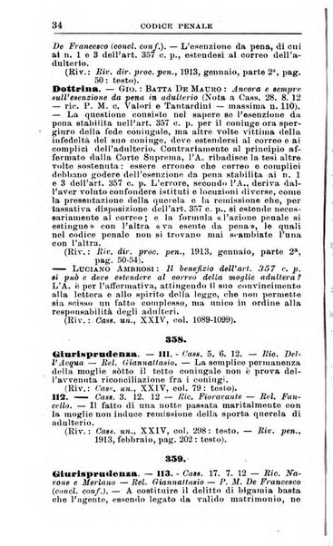 Il dizionario penale rassegna completa di giurisprudenza e dottrina. Parte prima, Codici