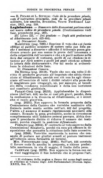 Il dizionario penale rassegna completa di giurisprudenza e dottrina. Parte prima, Codici