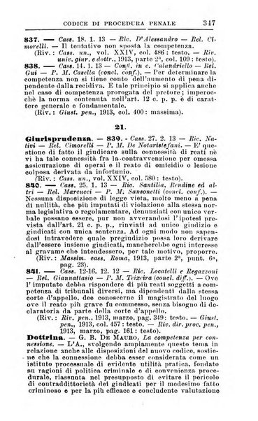 Il dizionario penale rassegna completa di giurisprudenza e dottrina. Parte prima, Codici