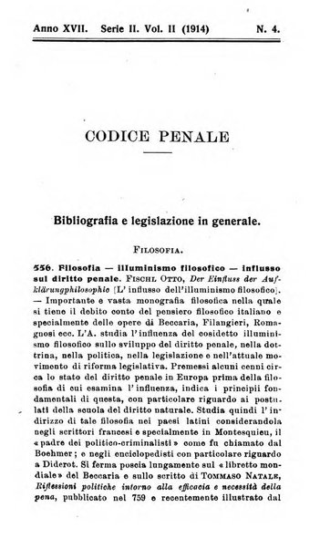 Il dizionario penale rassegna completa di giurisprudenza e dottrina. Parte prima, Codici