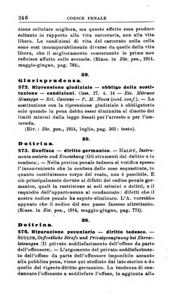 Il dizionario penale rassegna completa di giurisprudenza e dottrina. Parte prima, Codici