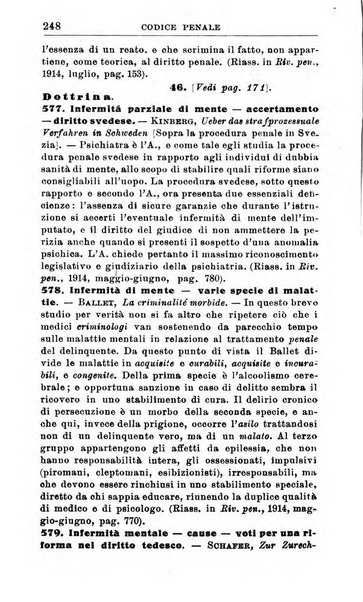 Il dizionario penale rassegna completa di giurisprudenza e dottrina. Parte prima, Codici