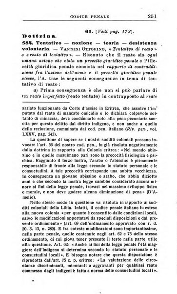 Il dizionario penale rassegna completa di giurisprudenza e dottrina. Parte prima, Codici