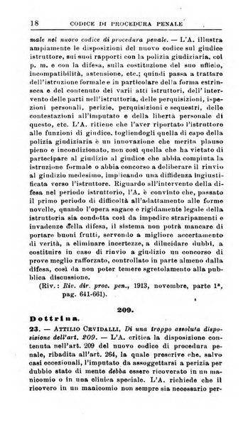 Il dizionario penale rassegna completa di giurisprudenza e dottrina. Parte prima, Codici