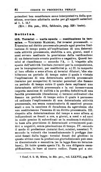 Il dizionario penale rassegna completa di giurisprudenza e dottrina. Parte prima, Codici