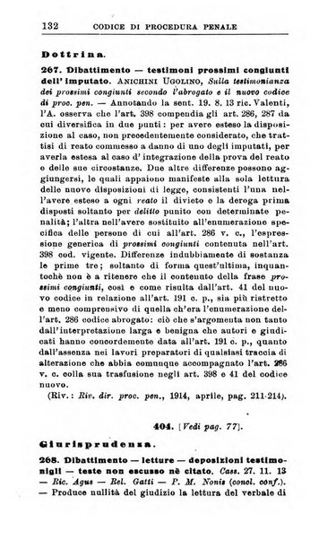 Il dizionario penale rassegna completa di giurisprudenza e dottrina. Parte prima, Codici