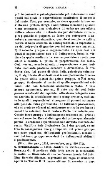 Il dizionario penale rassegna completa di giurisprudenza e dottrina. Parte prima, Codici