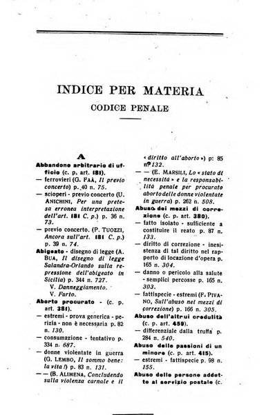 Il dizionario penale rassegna completa di giurisprudenza e dottrina. Parte prima, Codici