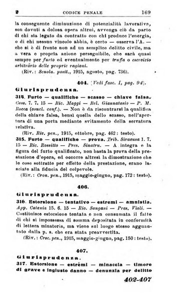 Il dizionario penale rassegna completa di giurisprudenza e dottrina. Parte prima, Codici