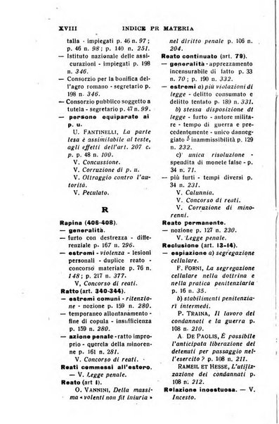 Il dizionario penale rassegna completa di giurisprudenza e dottrina. Parte prima, Codici