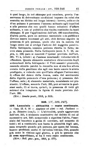 Il dizionario penale rassegna completa di giurisprudenza e dottrina. Parte prima, Codici