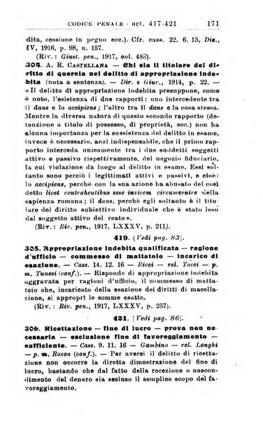 Il dizionario penale rassegna completa di giurisprudenza e dottrina. Parte prima, Codici