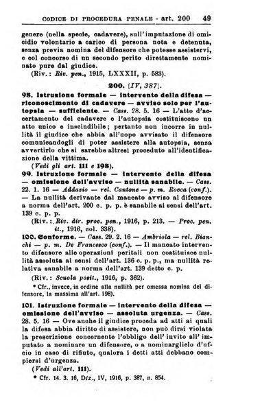 Il dizionario penale rassegna completa di giurisprudenza e dottrina. Parte prima, Codici