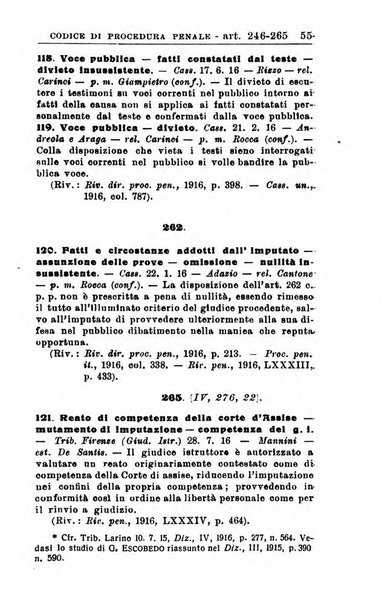 Il dizionario penale rassegna completa di giurisprudenza e dottrina. Parte prima, Codici