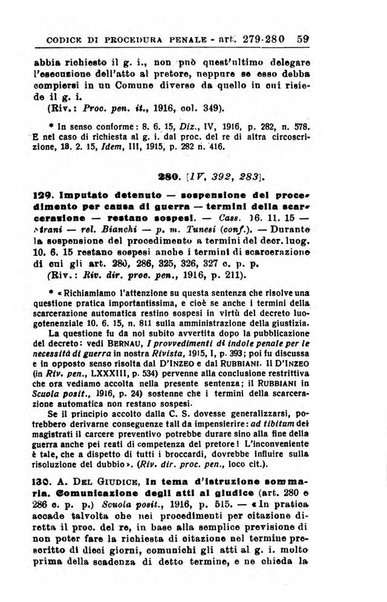 Il dizionario penale rassegna completa di giurisprudenza e dottrina. Parte prima, Codici