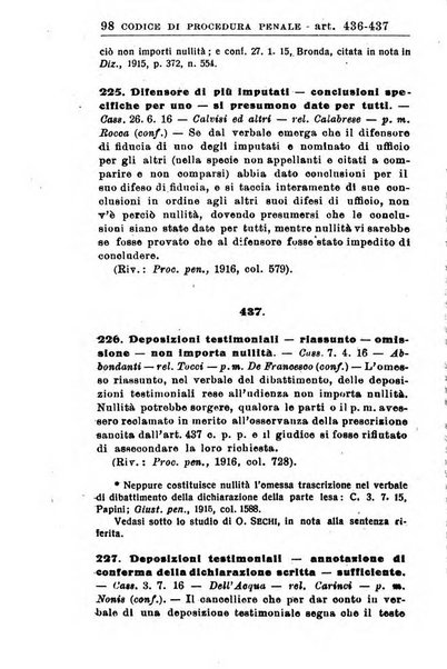 Il dizionario penale rassegna completa di giurisprudenza e dottrina. Parte prima, Codici