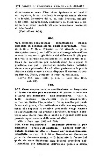 Il dizionario penale rassegna completa di giurisprudenza e dottrina. Parte prima, Codici