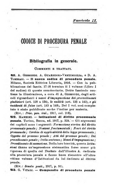 Il dizionario penale rassegna completa di giurisprudenza e dottrina. Parte prima, Codici