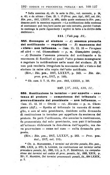 Il dizionario penale rassegna completa di giurisprudenza e dottrina. Parte prima, Codici