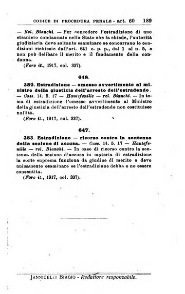 Il dizionario penale rassegna completa di giurisprudenza e dottrina. Parte prima, Codici