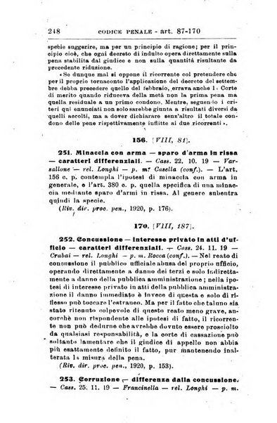 Il dizionario penale rassegna completa di giurisprudenza e dottrina. Parte prima, Codici