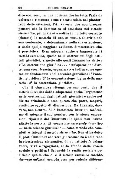 Il dizionario penale rassegna completa di giurisprudenza e dottrina. Parte prima, Codici