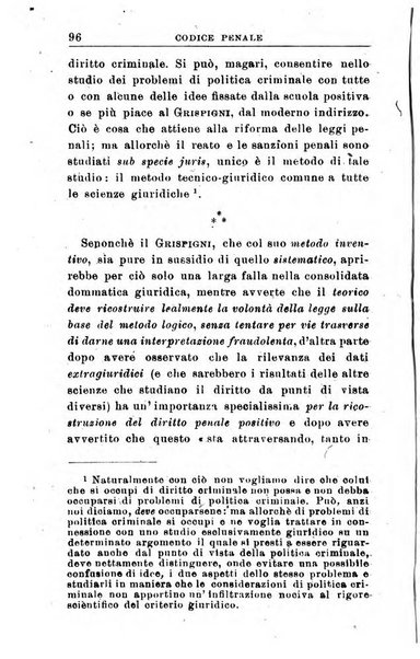 Il dizionario penale rassegna completa di giurisprudenza e dottrina. Parte prima, Codici