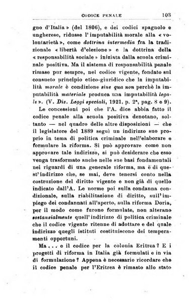 Il dizionario penale rassegna completa di giurisprudenza e dottrina. Parte prima, Codici