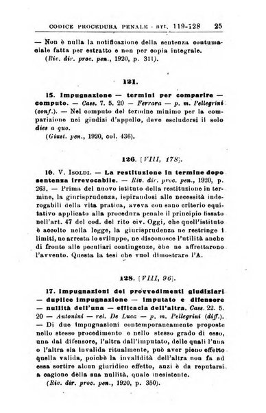 Il dizionario penale rassegna completa di giurisprudenza e dottrina. Parte prima, Codici