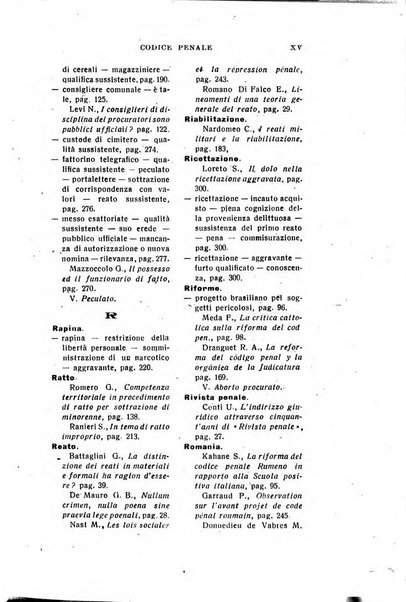 Il dizionario penale rassegna completa di giurisprudenza e dottrina. Parte prima, Codici