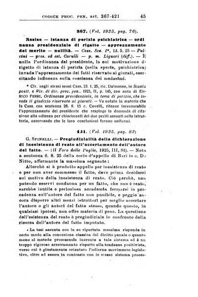 Il dizionario penale rassegna completa di giurisprudenza e dottrina. Parte prima, Codici