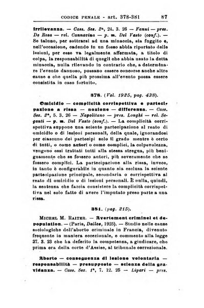 Il dizionario penale rassegna completa di giurisprudenza e dottrina. Parte prima, Codici