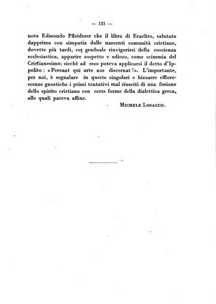 Archivio di storia della filosofia italiana organo della Società filosofica italiana