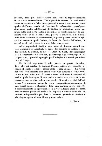 Archivio di storia della filosofia italiana organo della Società filosofica italiana