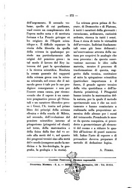 Archivio di storia della filosofia italiana organo della Società filosofica italiana