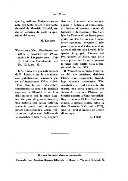 Archivio di storia della filosofia italiana organo della Società filosofica italiana